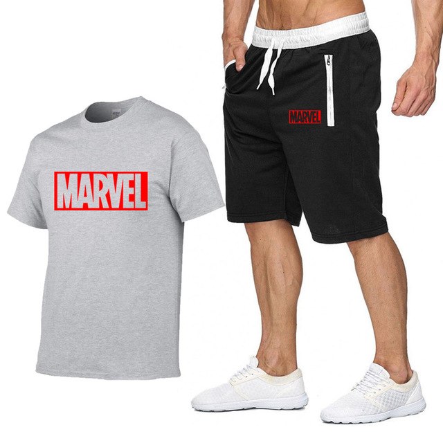 Cotton T Shirts+Shorts Men Sets Brand Clothing Two Pieces Tracksuit eprolo