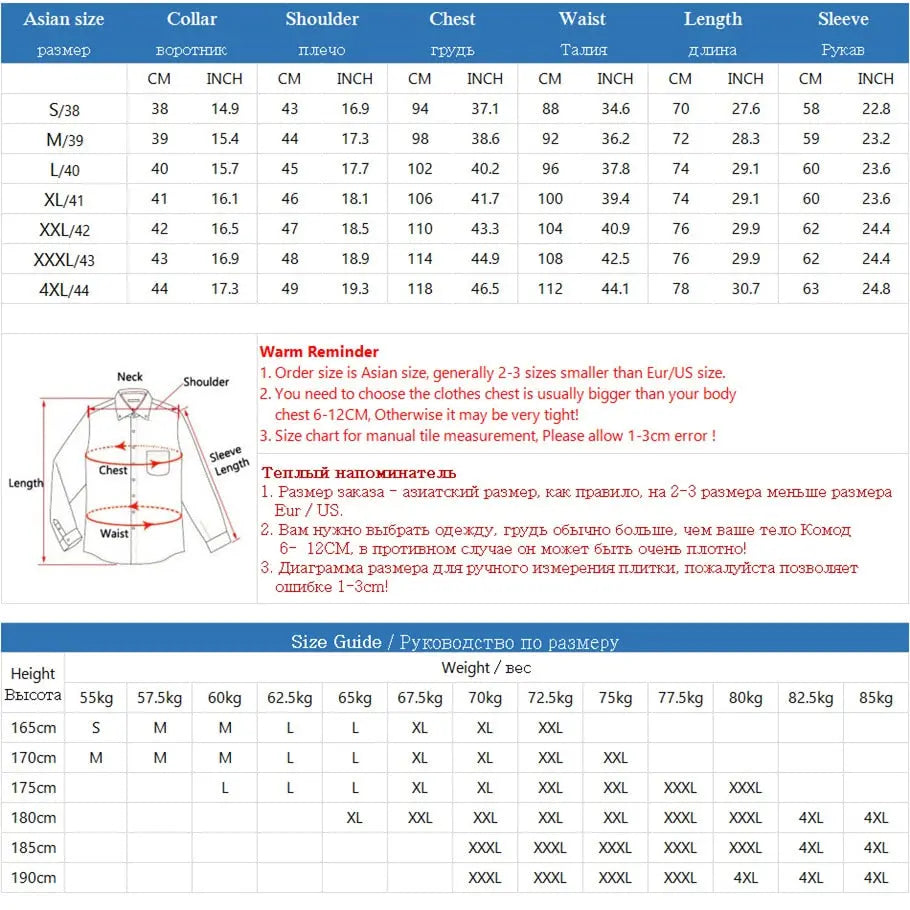 Casual Long Sleeved Printed shirt Slim Fit Male Social Business Dress Shirt Brand Men Clothing eprolo