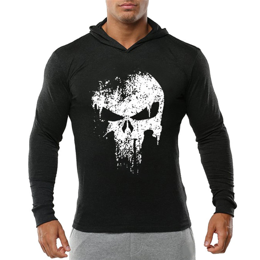 Men Bodybuilding Hoodies Sweatshirt Pullover Hip Hop Mens Clothing punisher Gyms Sportswear eprolo