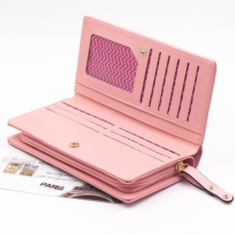 Envelope Women Wallet Cat Cartoon Wallet Long Creative Female Card Holder PU Wallet Coin Purses Girls eprolo