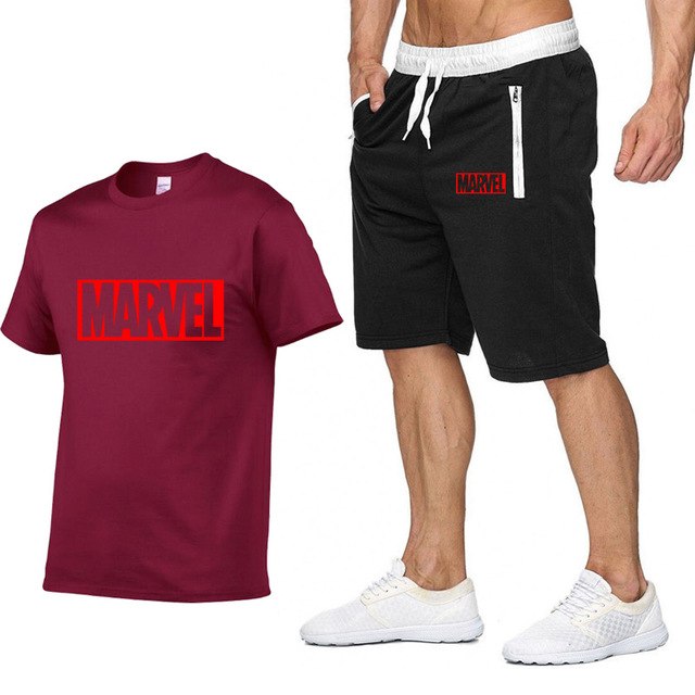 Cotton T Shirts+Shorts Men Sets Brand Clothing Two Pieces Tracksuit eprolo
