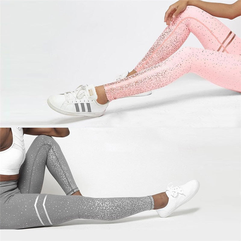 Point Print Leggings Women Graffiti Print Trouser Sexy High Waist Pants Fitness Clothing For Women eprolo