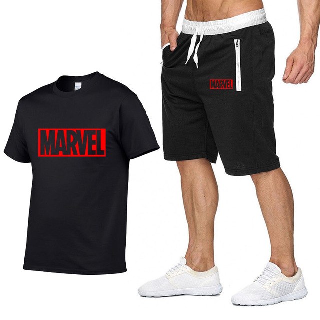 Cotton T Shirts+Shorts Men Sets Brand Clothing Two Pieces Tracksuit eprolo