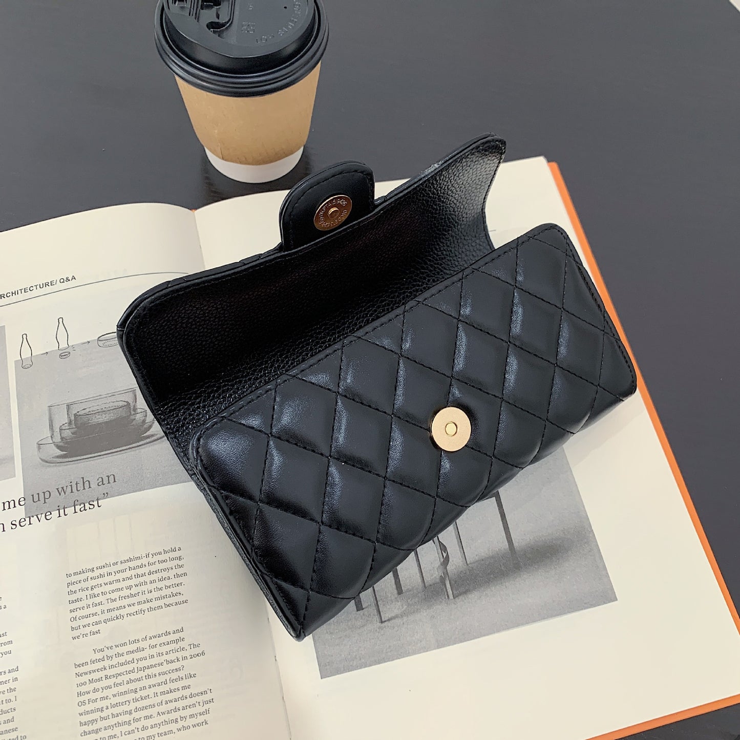 Small Fragrance Folding Wallet Women's Short Wallet Coin Purse Simple Diamond Embroidery Thread Large Capacity Long Wallet Card Holder eprolo