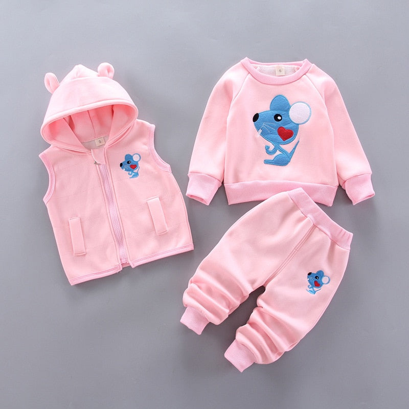 Fashion Baby Boys Clothes Autumn Winter Warm Baby Girl Clothes Kids Sport Suit Outfits Newborn Baby Clothes Infant Clothing Sets eprolo
