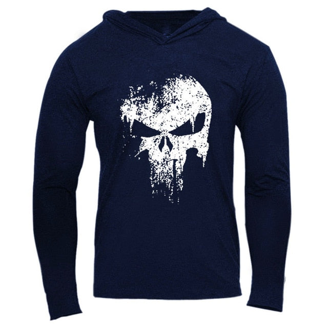 Men Bodybuilding Hoodies Sweatshirt Pullover Hip Hop Mens Clothing punisher Gyms Sportswear eprolo