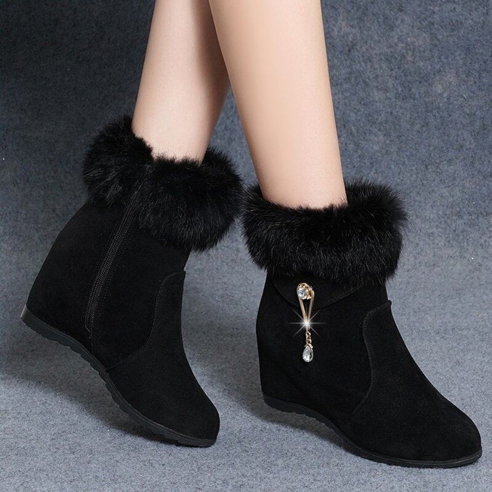 Height Increasing Insole Snow Boots For Women CJDropShiping