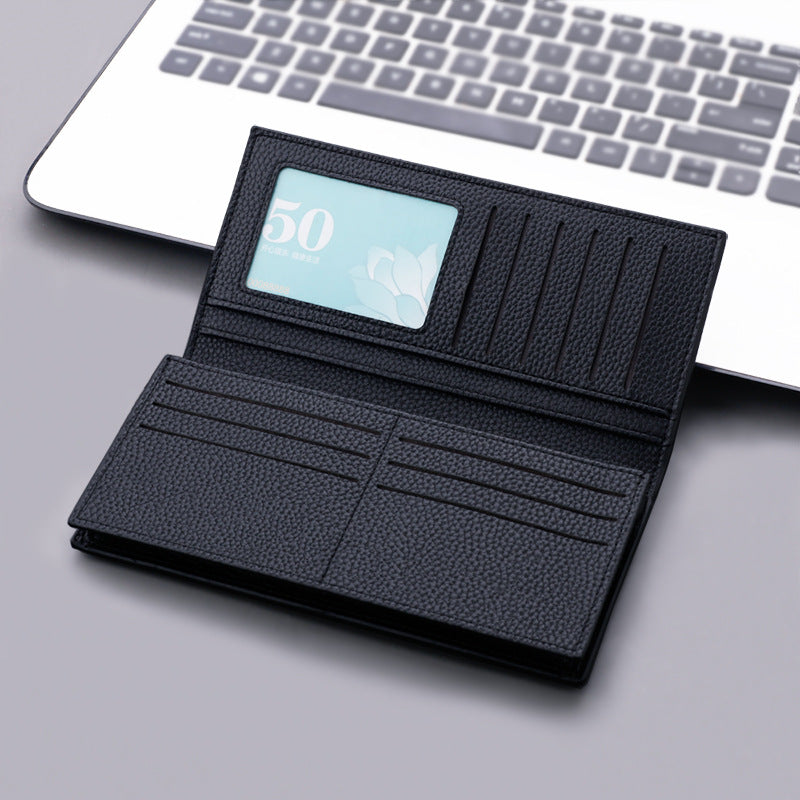 Wallet Men's Long Section Young People Thickened Large Capacity Wallet Suit Bag Plus Simple Men's Wallet eprolo