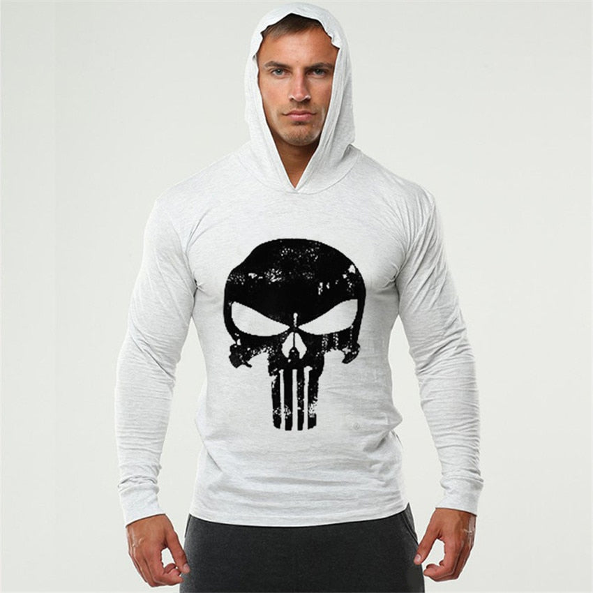 Men Bodybuilding Hoodies Sweatshirt Pullover Hip Hop Mens Clothing punisher Gyms Sportswear eprolo