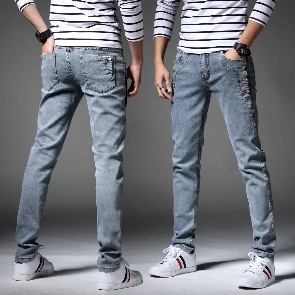 Denim Skinny Jeans Distressed Men Spring Autumn Clothing Good Quality eprolo