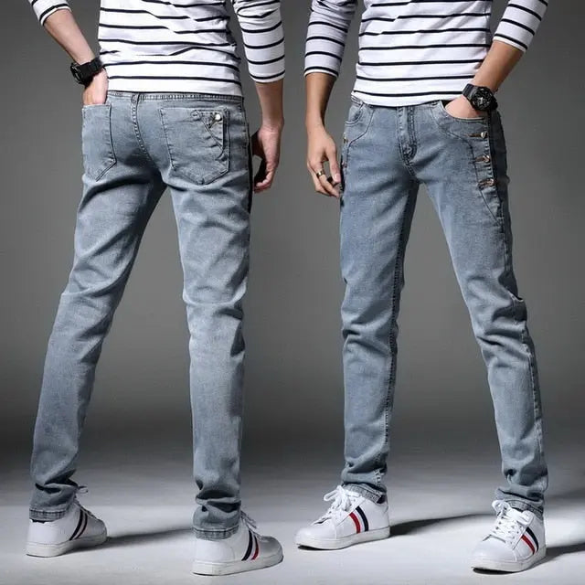 Denim Skinny Jeans Distressed Men Spring Autumn Clothing Good Quality eprolo