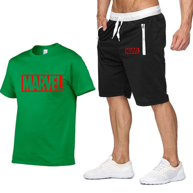 Cotton T Shirts+Shorts Men Sets Brand Clothing Two Pieces Tracksuit eprolo