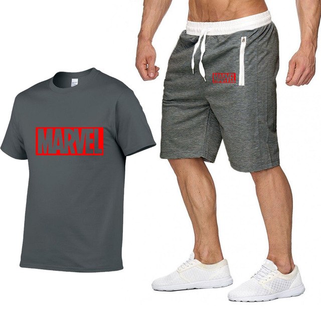 Cotton T Shirts+Shorts Men Sets Brand Clothing Two Pieces Tracksuit eprolo