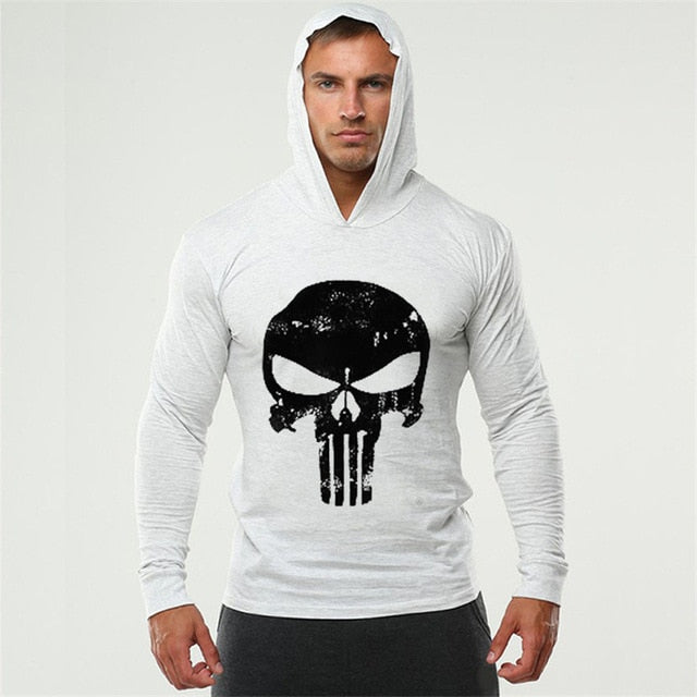 Men Bodybuilding Hoodies Sweatshirt Pullover Hip Hop Mens Clothing punisher Gyms Sportswear eprolo