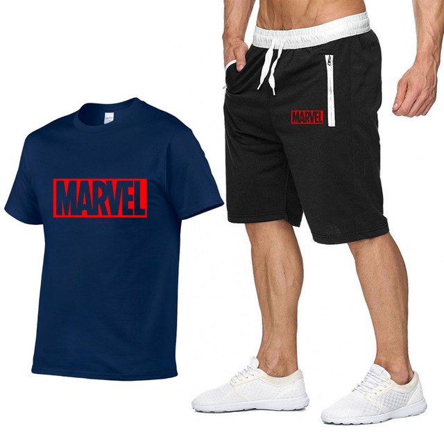 Cotton T Shirts+Shorts Men Sets Brand Clothing Two Pieces Tracksuit eprolo