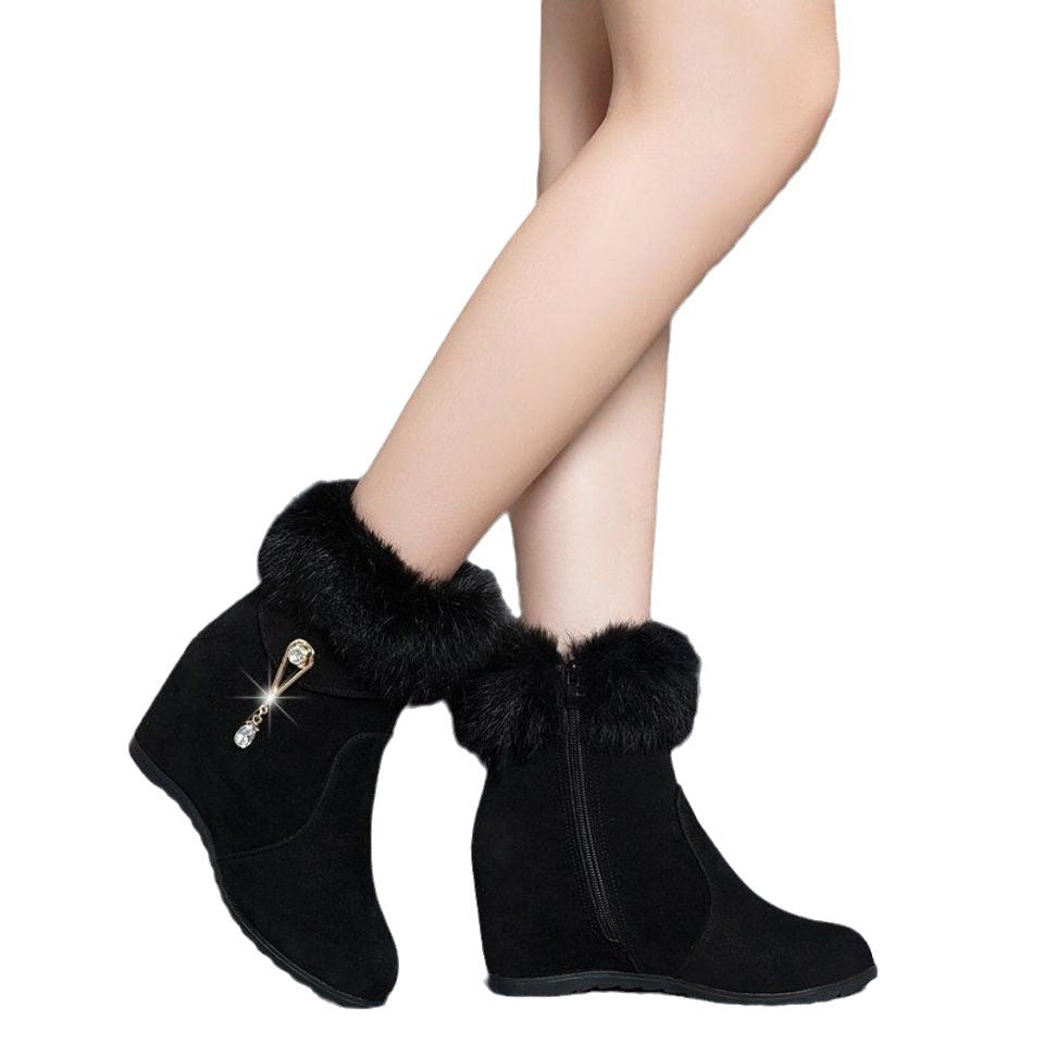 Height Increasing Insole Snow Boots For Women CJDropShiping