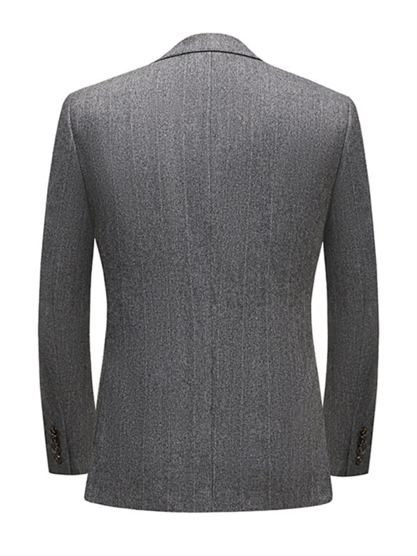 Men's Slim Fit Business Two Piece Suit kakaclo
