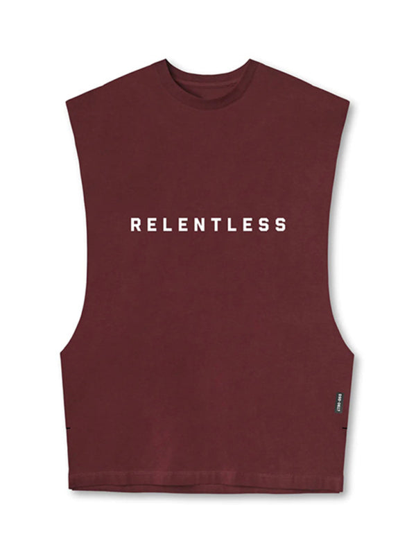 Men's Sports Loose Round Neck Quick Dry Sleeveless Vest kakaclo