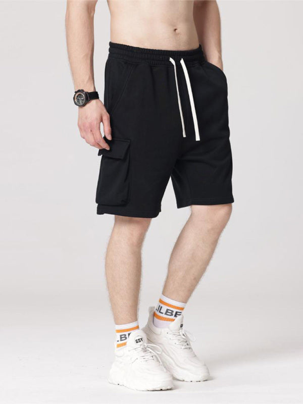 Men's Mixed Media Cargo Shorts kakaclo