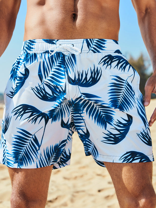 New Arrival Men's Seaside Travel Casual Shorts Sports Surfing Swimming Trunks Casual Cropped Pants kakaclo