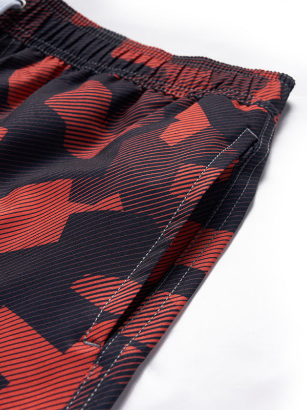 New Arrival Men's Seaside Travel Casual Shorts Sports Surfing Swimming Trunks Casual Cropped Pants kakaclo
