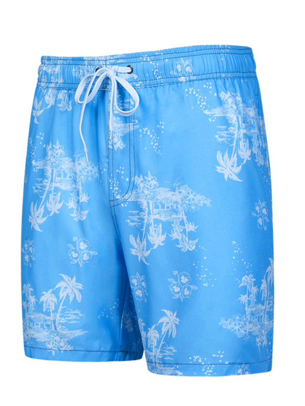 New Arrival Men's Seaside Travel Casual Shorts Sports Surfing Swimming Trunks Casual Cropped Pants kakaclo