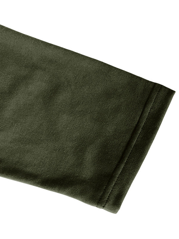 New Men's Henley Color Block Knitted Long Sleeve T-Shirt kakaclo