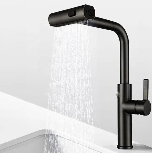 Kitchen Waterfall Outlet SplashProof Faucet USAdrop