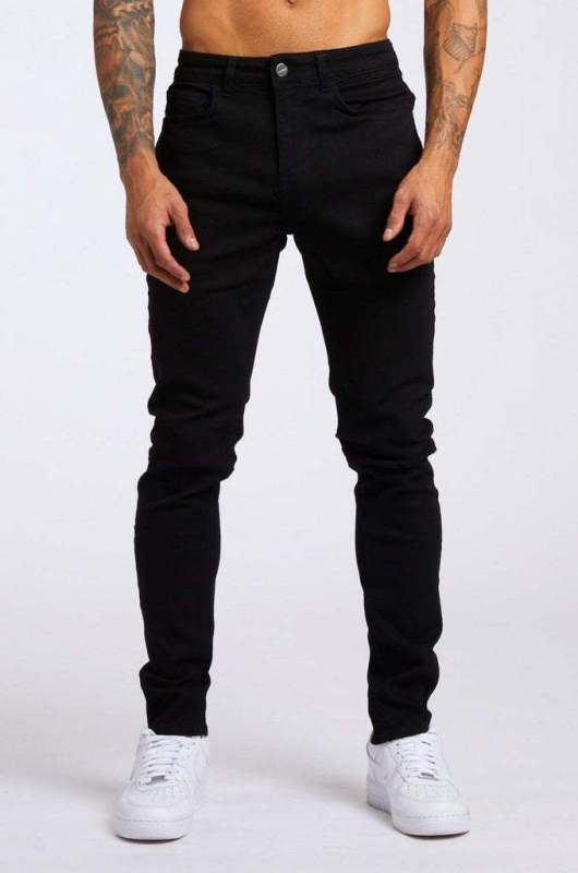 Men's Slim-fit Straight-leg Jeans kakaclo