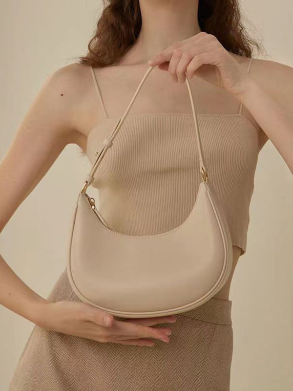 Underarm Bag One Shoulder Baguette Bag Women Messenger Bag Half Moon Bag kakaclo
