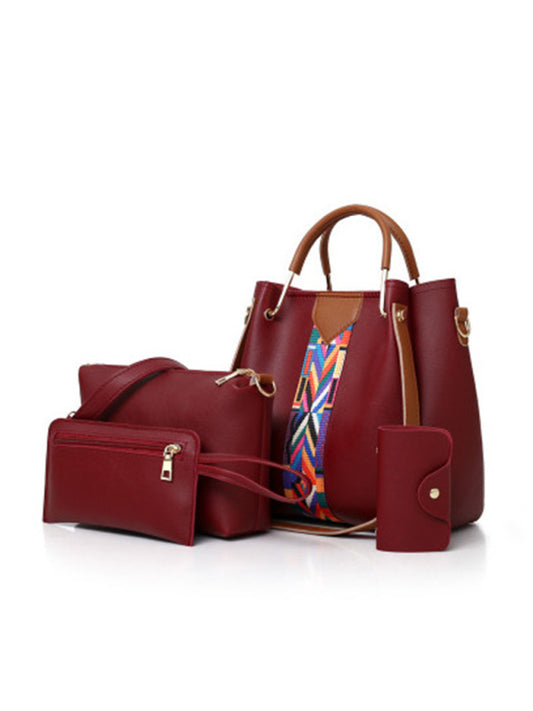 Four-piece mother-in-law bag portable shoulder messenger bag bucket bag kakaclo