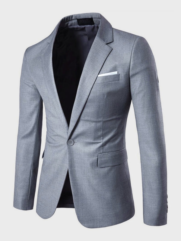 Men's Business Slim Suit Jacket Single Suit kakaclo