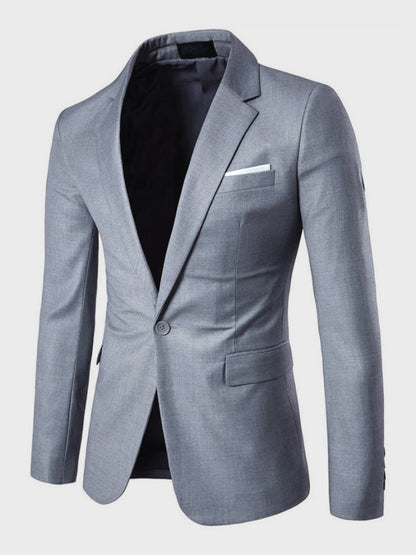 Men's Business Slim Suit Jacket Single Suit kakaclo
