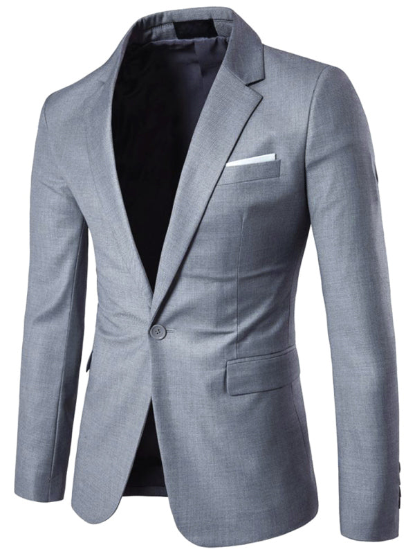 Men's Business Slim Suit Jacket Single Suit kakaclo