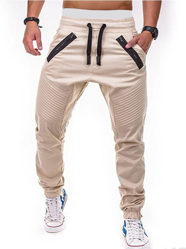 Men's Drawstring Waist Cargo Pants kakaclo