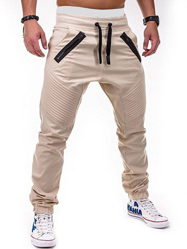 Men's Drawstring Waist Cargo Pants kakaclo