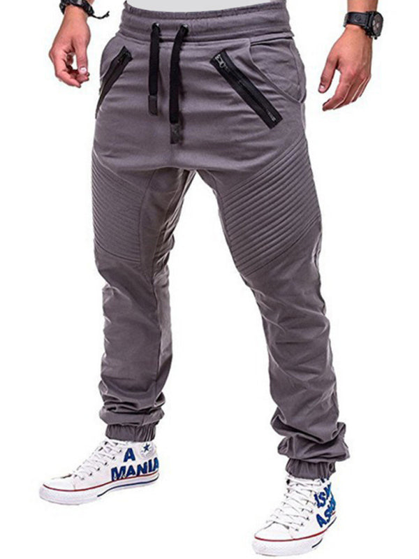 Men's Drawstring Waist Cargo Pants kakaclo