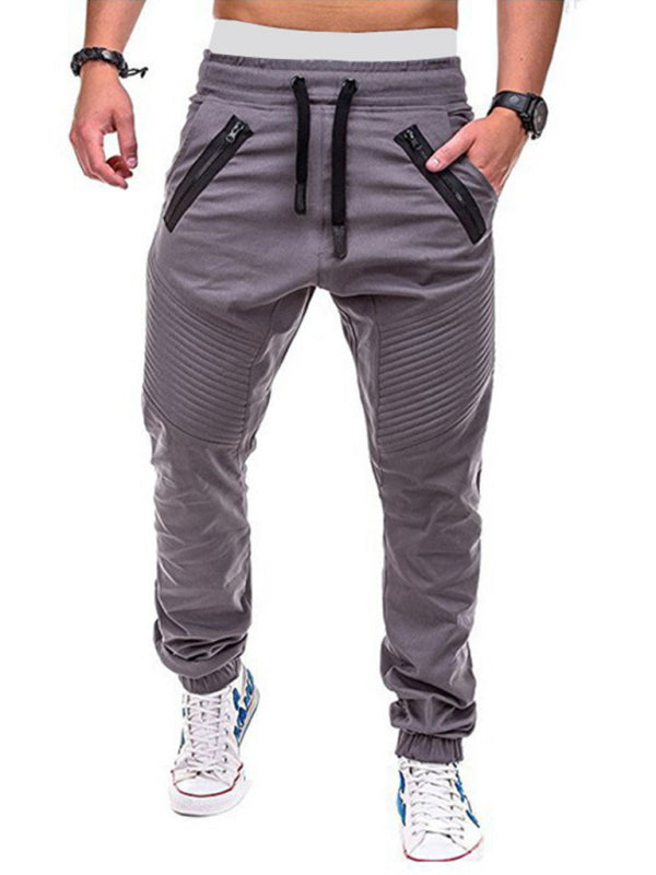Men's Drawstring Waist Cargo Pants kakaclo