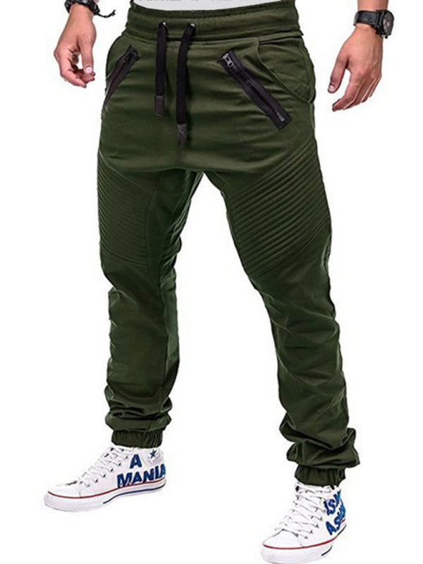 Men's Drawstring Waist Cargo Pants kakaclo