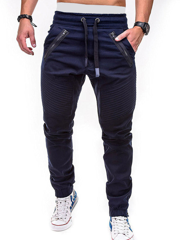Men's Drawstring Waist Cargo Pants kakaclo