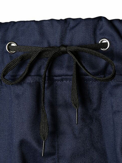 Men's Drawstring Waist Cargo Pants kakaclo