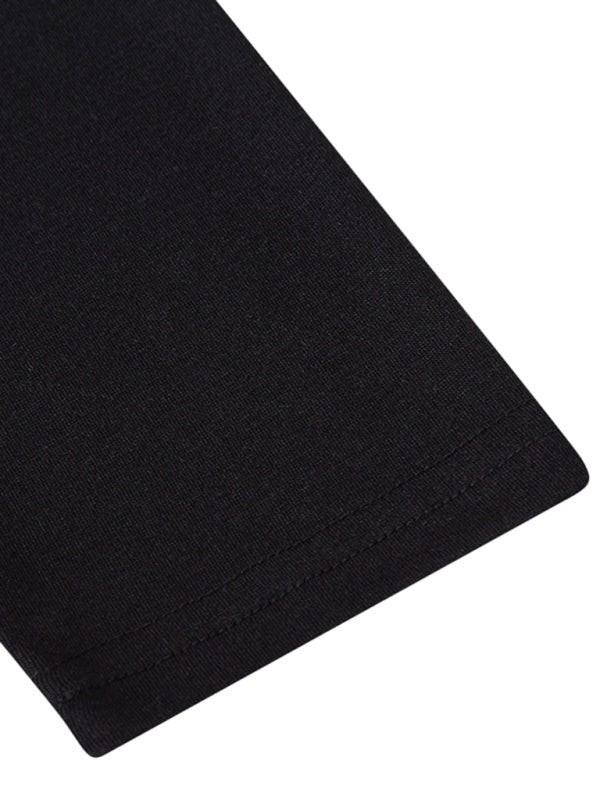 Men's long-sleeved solid color turtleneck bottoming T-shirt top kakaclo