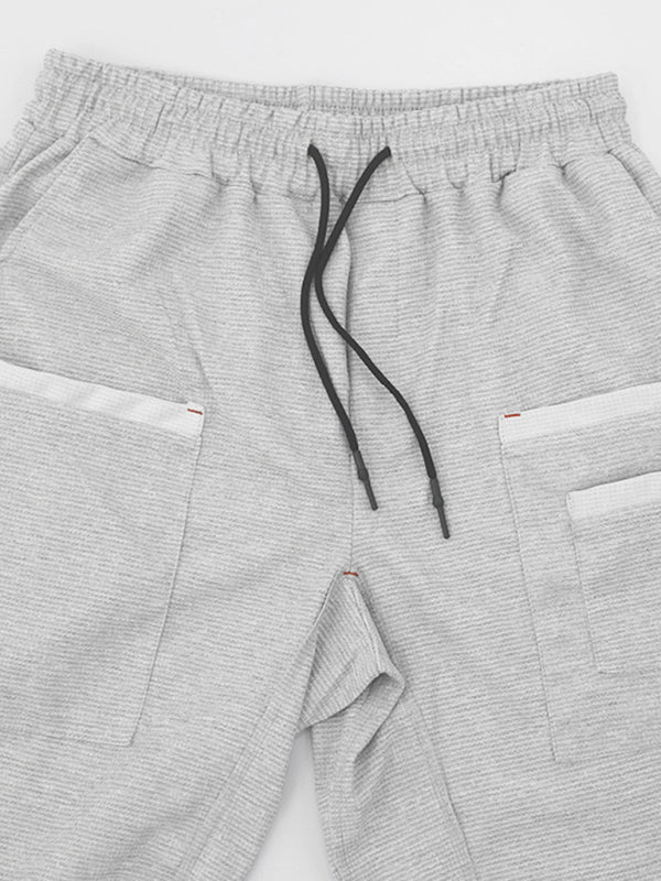Men's new sports pants, loose legged, multi-pocket casual trousers kakaclo